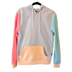 Brooklyn Cloth Color Block Hoodie Mens Size Small Skater Streetwear Casual Cozy
